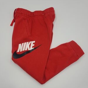 Nike boys' red sweatpants size XS